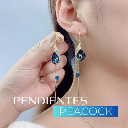 PENDIENTES PEACOCK